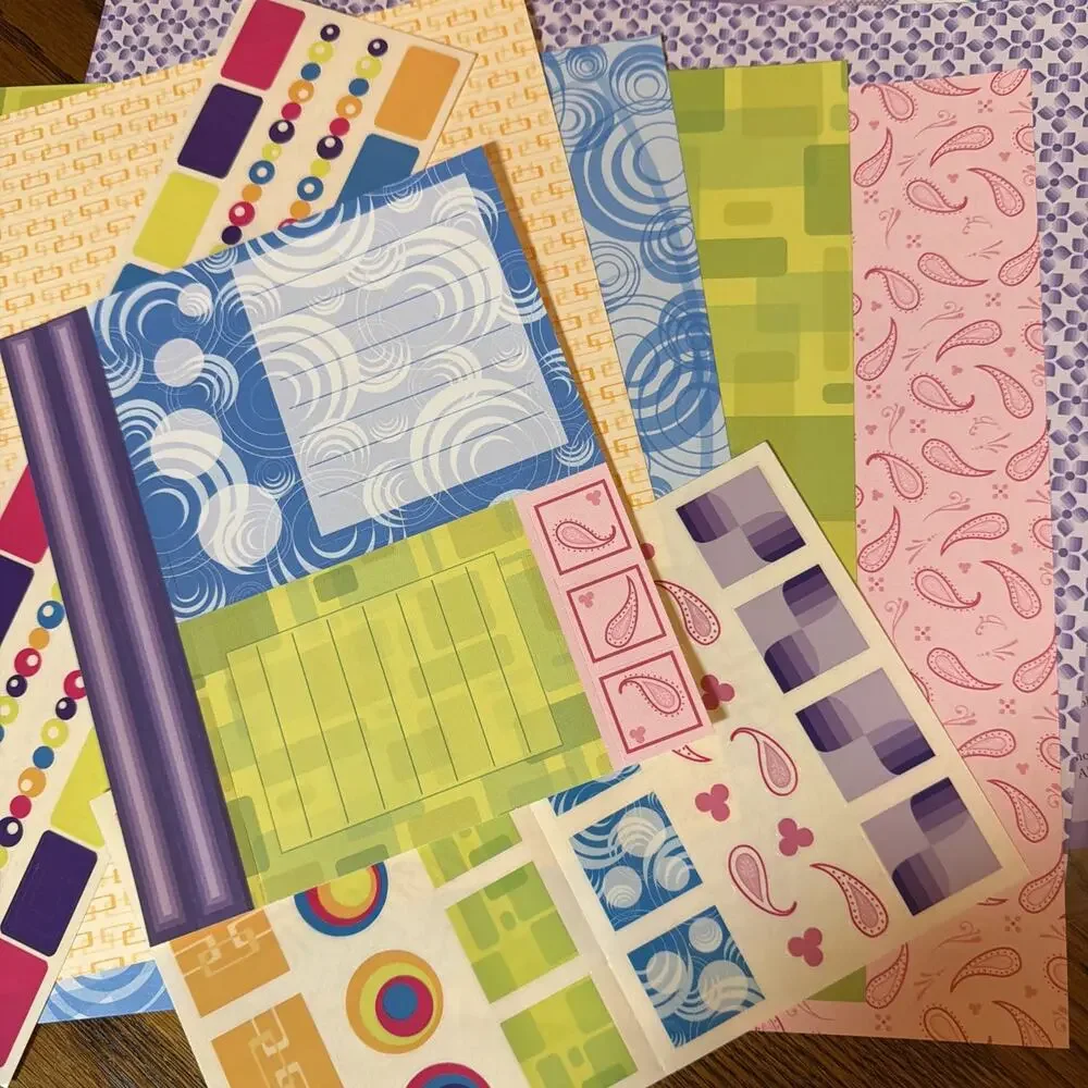 Creative Memories Kit Instant Replay, Album Kit Colorful Sports Bright Colors￼